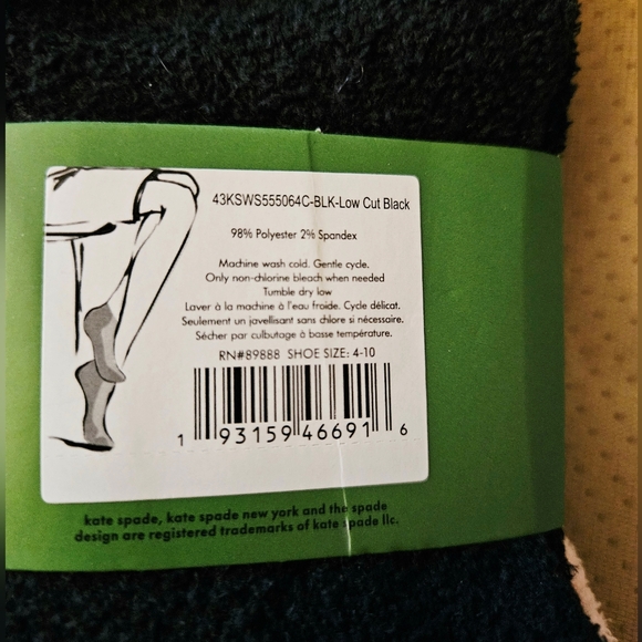 Kate Spade 3pk Low Cut or No Show Socks - Picture 11 of 16